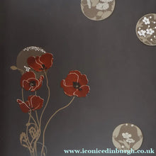 Load image into Gallery viewer, SCOTTISH ART: Rare Screenprint by Bel Cowie Entitled "Minoan Poppies" . Signed and dated 1981. FRAMED

