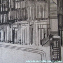 Load image into Gallery viewer, Richard Demarco Original 1960s Pen and Ink Drawing. View of the Lawnmarket
