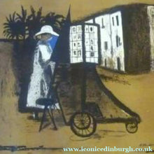 Load image into Gallery viewer, Robert Henderson Blyth Spanish Camerawoman Colour Lithograph

