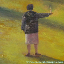 Load image into Gallery viewer, Robert Maclaurin Oil on Canvas Man in a Forest. Scottish Art

