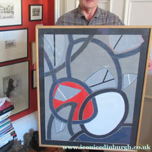 Load image into Gallery viewer, Scottish Art 1970s Collage Sam Ainsley Toi et Moi 
