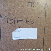 Load image into Gallery viewer, Scottish Art 1970s Collage Sam Ainsley Toi et Moi 
