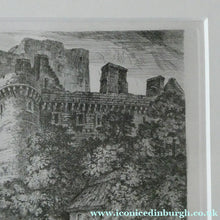 Load image into Gallery viewer, Antique Scottish Etching. John Clerk of Eldin Craigmillar Carse 1776 Framed
