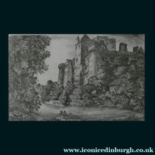 Load image into Gallery viewer, SCOTTISH ART. Sir John Clerk of Eldin (1728 - 1812). Antique Etching of CRAIGMILLAR Castle from the South East
