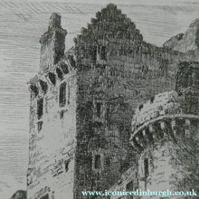 Load image into Gallery viewer, Antique Scottish Etching. John Clerk of Eldin Craigmillar Carse 1776 Framed
