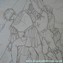 Load image into Gallery viewer, Sir Joseph Noel Paton Pen and Ink Drawing. Medieval Subject for Illustration
