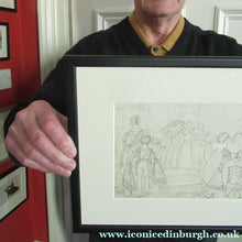 Load image into Gallery viewer, SCOTTISH ART. Original Pen and Ink Preparatory Illustration by Sir Joseph Noel Paton (1821 - 1901)
