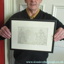 Load image into Gallery viewer, SCOTTISH ART. Original Pen and Ink Preparatory Illustration by Sir Joseph Noel Paton (1821 - 1901)

