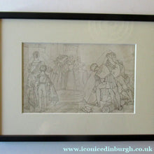 Load image into Gallery viewer, SCOTTISH ART. Original Pen and Ink Preparatory Illustration by Sir Joseph Noel Paton (1821 - 1901)
