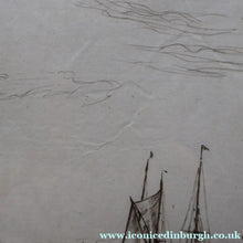 Load image into Gallery viewer, SCOTTISH ART. Sir Muirhead Bone (1876 - 1953). Autumn Breeze, Lowestoft. Pencil signed etching. Dated 1934
