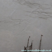Load image into Gallery viewer, SCOTTISH ART. Sir Muirhead Bone (1876 - 1953). Autumn Breeze, Lowestoft. Pencil signed etching. Dated 1934
