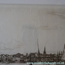 Load image into Gallery viewer, SCOTTISH ART. Sir Muirhead Bone (1876 - 1953). Autumn Breeze, Lowestoft. Pencil signed etching. Dated 1934
