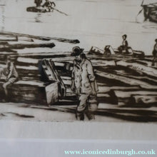 Load image into Gallery viewer, SCOTTISH ART. Sir Muirhead Bone (1876 - 1953). Autumn Breeze, Lowestoft. Pencil signed etching. Dated 1934
