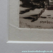 Load image into Gallery viewer, SCOTTISH ART. Sir Muirhead Bone (1876 - 1953). Autumn Breeze, Lowestoft. Pencil signed etching. Dated 1934
