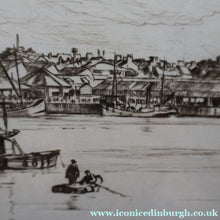Load image into Gallery viewer, SCOTTISH ART. Sir Muirhead Bone (1876 - 1953). Autumn Breeze, Lowestoft. Pencil signed etching. Dated 1934
