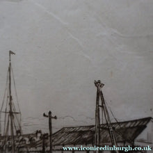 Load image into Gallery viewer, SCOTTISH ART. Sir Muirhead Bone (1876 - 1953). Autumn Breeze, Lowestoft. Pencil signed etching. Dated 1934
