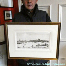 Load image into Gallery viewer, Sir Muirhead Bone (1876 - 1953). Drypoint Etching of CONSTANTINOPLE (1934). Pencil signed
