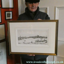 Load image into Gallery viewer, Sir Muirhead Bone (1876 - 1953). Drypoint Etching of CONSTANTINOPLE (1934). Pencil signed
