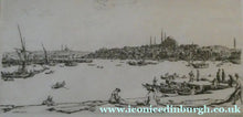 Load image into Gallery viewer, Sir Muirhead Bone (1876 - 1953). Drypoint Etching of CONSTANTINOPLE (1934). Pencil signed
