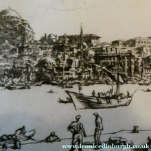 Load image into Gallery viewer, Sir Muirhead Bone (1876 - 1953). Drypoint Etching of CONSTANTINOPLE (1934). Pencil signed
