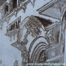 Load image into Gallery viewer, SCOTTISH ART. Sir Muirhead Bone (1876 - 1953). Glasgow International Exhibition 1901. Entrance from the Piazza (The Industrial Hall). Signed in the plate
