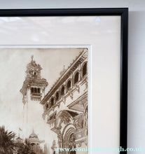 Load image into Gallery viewer, SCOTTISH ART. Sir Muirhead Bone (1876 - 1953). Glasgow International Exhibition 1901. Entrance from the Piazza (The Industrial Hall). Signed in the plate
