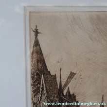 Load image into Gallery viewer, SCOTTISH ART. Sir Muirhead Bone (1876 - 1953). Glasgow International Exhibition 1901. Evening in Little Russia. Signed in the plate

