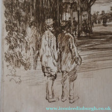 Load image into Gallery viewer, SCOTTISH ART. Sir Muirhead Bone (1876 - 1953). Glasgow International Exhibition 1901. Evening in Little Russia. Signed in the plate
