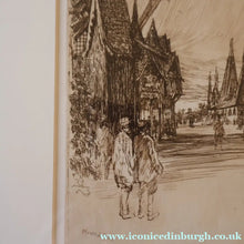 Load image into Gallery viewer, SCOTTISH ART. Sir Muirhead Bone (1876 - 1953). Glasgow International Exhibition 1901. Evening in Little Russia. Signed in the plate
