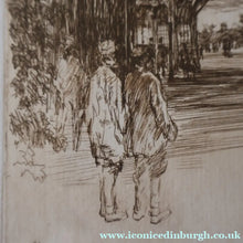 Load image into Gallery viewer, SCOTTISH ART. Sir Muirhead Bone (1876 - 1953). Glasgow International Exhibition 1901. Evening in Little Russia. Signed in the plate

