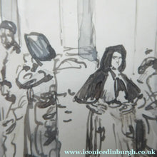 Load image into Gallery viewer, Muirhead Bone Spanish Drawing The Marketplace at Oviedo
