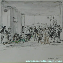 Load image into Gallery viewer, Muirhead Bone Spanish Drawing The Marketplace at Oviedo
