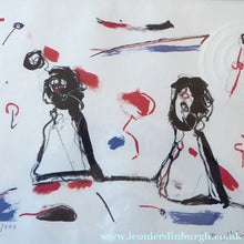 Load image into Gallery viewer, Scottish Art for Sale Tony Valentine Abstract Signed Print Mid Century 1960s
