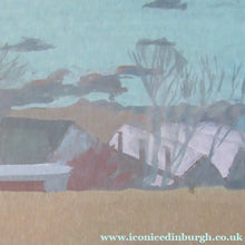 Load image into Gallery viewer, Irene Halliday Watercolour Painting of Johnshaven, Aberdeenshire 1970s Scottish Art for Sale
