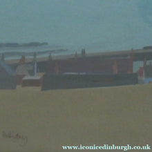 Load image into Gallery viewer, Irene Halliday Watercolour Painting of Johnshaven, Aberdeenshire 1970s Scottish Art for Sale
