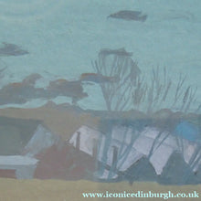 Load image into Gallery viewer, Irene Halliday Watercolour Painting of Johnshaven, Aberdeenshire 1970s Scottish Art for Sale
