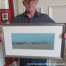 Load image into Gallery viewer, Irene Halliday Watercolour Painting of Johnshaven, Aberdeenshire 1970s Scottish Art for Sale
