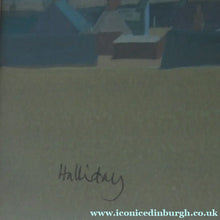 Load image into Gallery viewer, Irene Halliday Watercolour Painting of Johnshaven, Aberdeenshire 1970s Scottish Art for Sale
