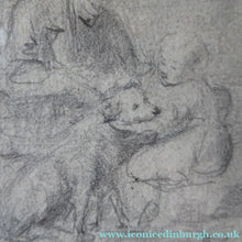 Load image into Gallery viewer, Scottish Art for Sale. William McTaggart Sketch for the Oil Painting Do Doggies Go to Heaven
