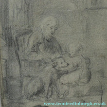 Load image into Gallery viewer, Scottish Art for Sale. William McTaggart Sketch for the Oil Painting Do Doggies Go to Heaven
