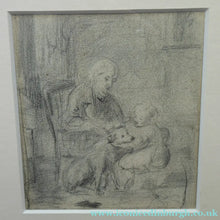 Load image into Gallery viewer, Scottish Art for Sale. William McTaggart Sketch for the Oil Painting Do Doggies Go to Heaven
