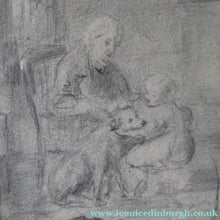 Load image into Gallery viewer, Scottish Art for Sale. William McTaggart Sketch for the Oil Painting Do Doggies Go to Heaven
