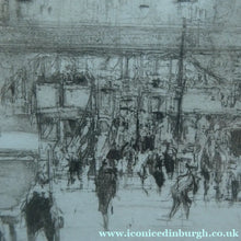 Load image into Gallery viewer, SCOTTISH ART. William Walcot (1874 - 1943). Signed Drypoint Etching. Ludgate Hill, London (1915)
