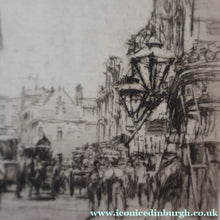 Load image into Gallery viewer, SCOTTISH ART. William Walcot (1874 - 1943). Etching of Covent Garden and the Royal Opera House, 1915. Pencil Signed
