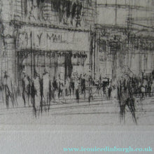 Load image into Gallery viewer, William Walcot Fleet Street London 1931 Etching Pencil Signed

