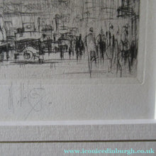 Load image into Gallery viewer, William Walcot Fleet Street London 1931 Etching Pencil Signed
