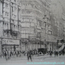 Load image into Gallery viewer, William Walcot Fleet Street London 1931 Etching Pencil Signed
