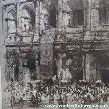 Load image into Gallery viewer, William Walcot (1874 - 1943). Large Etching entitled "The Colosseum, Rome
