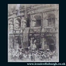 Load image into Gallery viewer, SCOTTISH ART. William Walcot (1874 - 1943). Large Etching entitled "The Colosseum, Rome". Signed in Pencil
