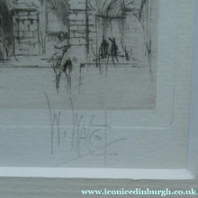 Load image into Gallery viewer, SCOTTISH ART. William Walcot (1874 - 1943) Parliament Square, Edinburgh. Pencil Signed
